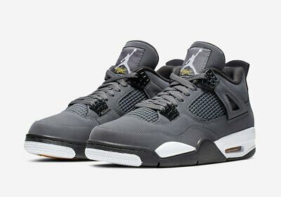 !@@ Mens Brand New Air Jordan 4 Retro Athletic Fashion... Jordan 4 Cool Grey, Air Jordan Iv, Red Thunder, Basketball Shoes For Men, Jordan Shoes Girls, Jordan Shoes Retro, Sneaker Magazine, Shoes Sneakers Jordans, Jordan 4 Retro