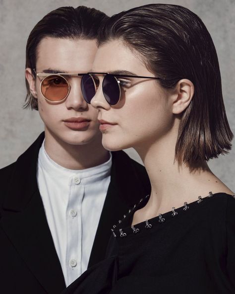 Yohji Yamamoto Eyewear, Sunglass Photoshoot, Eyewear Photography, Eyewear Campaign, Photography Assignments, Campaign Photography, Aesthetic Dress, Studio Photoshoot, Sunglasses Fashion