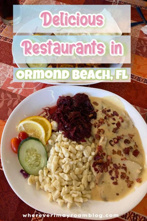 Daytona Beach Restaurants, Downtown Night, Ormond Beach Florida, European Cafe, 2023 Beach, Florida Travel Guide, Flagler Beach, Florida Food, Florida Restaurants