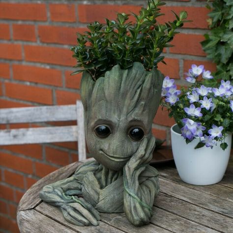 3d Printing Pattern, Popular 3d Prints, 3 D Printer Projects, 3dprinting Ideas, 3d Printer Ideas, Groot Planter, Plant Furniture, Things To 3d Print, Gardens Of The Galaxy