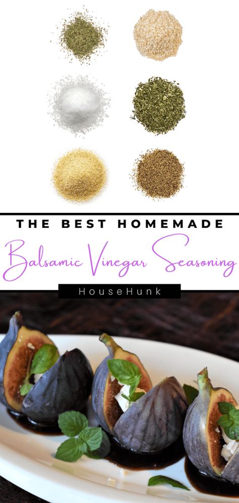 Homemade Balsamic Vinegar, Basalmic Vinegar, Homemade Italian Seasoning, Homemade Seasoning, Mediterranean Spices, Spice Mix Recipes, Homemade Spice Blends, Drink Inspiration, Grilled Meats