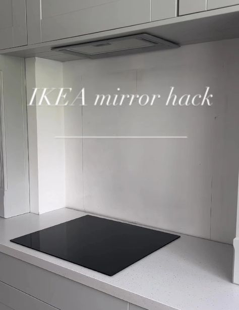 A DIY fan has taken to Instagram to show off her ‘good idea’ splashback hack, but not everyone is convinced.  The digital creator, known on Instagram as ‘Mrs L Home’ is currently renovating a 1970s home and posts all things home interior and lifestyle. Mrs L and her now-fiancé bought their first home at the […] Kitchen Mirror Backsplash Ideas, Kitchen Splashback Mirror, White Kitchen Mirror Splashback, Mirrored Kitchen Splashback, Diy Mirror Backsplash, Bathroom Splashback Ideas, Diy Splashback, Mirrored Backsplash Kitchen, Kitchen Splashback Ideas Tiles