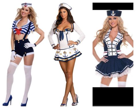 Sailor costumes Sailor Makeup, Yellow Fairy, Holidays Halloween, Costume Party, Halloween Outfits, Halloween Costume, Halloween Costumes, Hair Makeup, Halloween