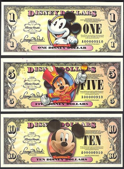 Home Page Disney Dollars, Printable Play Money, Disney Money, Currency Design, Paper Toys Template, Play Money, Buku Skrap, Alam Semula Jadi, Paper Toys