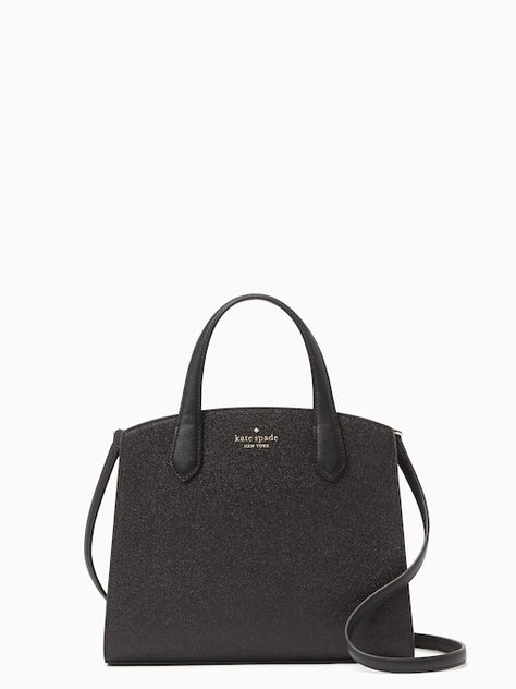 Tinsel Satchel | Kate Spade Surprise Kate Spade Satchel, Kate Spade Outlet, Vintage Kate Spade, Black Satchel, Black Leather Satchel, Leather Satchel Handbags, Black Crossbody Purse, Leather Satchel Bag, Kate Spade Purse