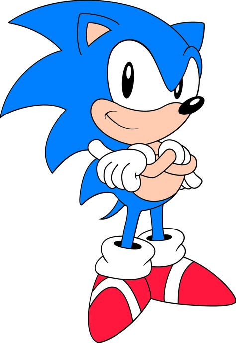 File:Classic sonic foldarms.svg How To Draw Sonic, Sonic Cake, Hedgehog Drawing, Sonic Birthday Parties, Cartoon Movie Characters, Hedgehog Birthday, Sonic Party, Idee Cricut, Sonic Birthday