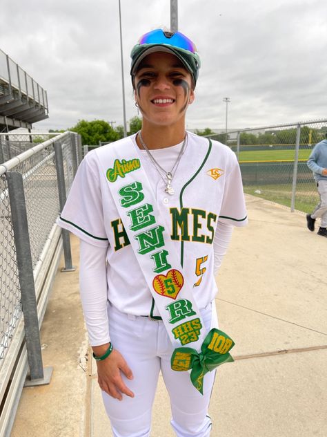 Senior Night Sashes Softball, Senior Day Softball Ideas, Senior Night Gift Ideas Softball, Senior Night Softball Ideas, Senior Softball Gift Ideas, Softball Banquet Ideas, Softball Senior Night Ideas, Softball Senior Night Gifts, Senior Sash Ideas