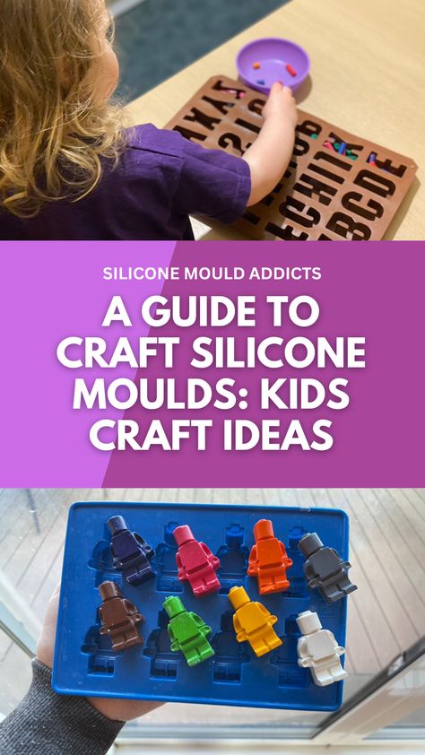 Silicone moulds aren’t just for baking anymore! Their versatility and user-friendliness have turned them into a favourite tool in the crafting world, especially for kids craft ideas. I’ve put together a variety of craft silicone moulds your little ones can explore. Silicone Mold Ideas, Kids Craft Ideas, Party Projects, Silicone Moulds, Kid Crafts, Silicone Mold, Diy For Kids, Handmade Crafts, Silicone Molds