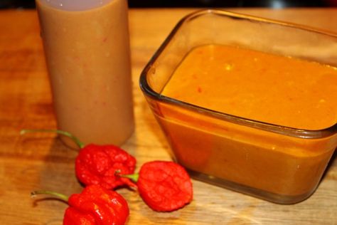 Reaper Sauce Recipe, Carolina Reaper Bbq Sauce Recipe, Carolina Reaper Pepper Recipes, Carolina Reaper Recipe, Carolina Reaper Hot Sauce Recipe, Hot Pepper Recipes, Honey Barbecue Sauce, Pepper Sauce Recipe, Homemade Hot Sauce