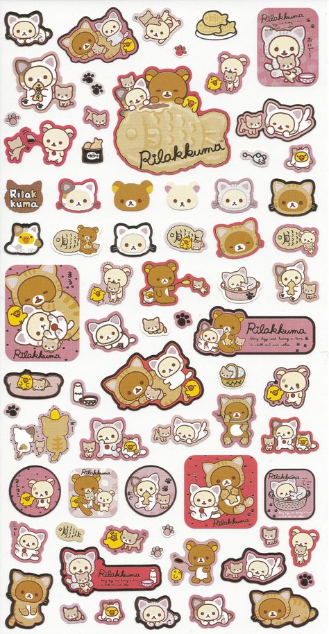 Memo Printable, Dream Accessories, Maid Cafe, Printable Sticker Sheets, Kawaii Sticker, Korean Stickers, Scrapbook Printing, Kids Illustration, Stickers Kawaii