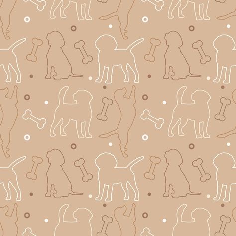 Dog pattern Vectors & Illustrations for Free Download | Freepik Background Funny, Cartoon Home, Animal Background, Collage Images, Diy Logo, Collection Ideas, Pot Ideas, Puppy Prints, Logo Diy