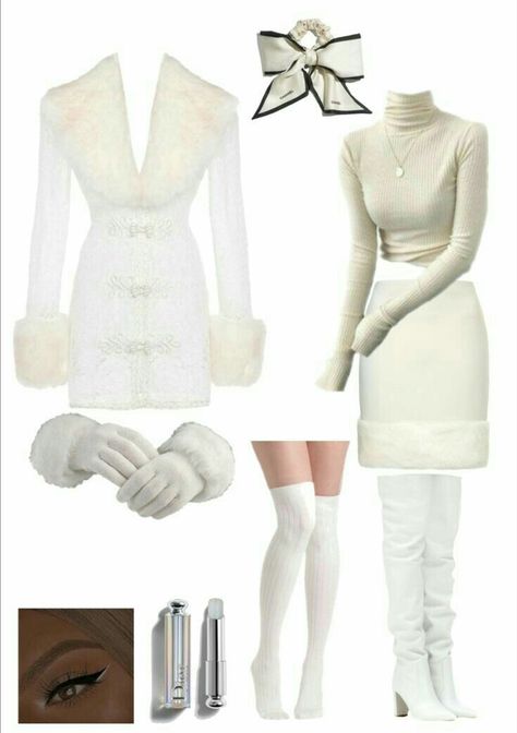 White Rich Outfit, Billionaire Outfit Womens Fashion, All White Christmas Outfit, Rich Auntie Outfits, Glam Outfits Classy, Modern Royal Outfits, Modern Royalty Outfit, Luxury Outfits Classy, Luxury Outfit Ideas