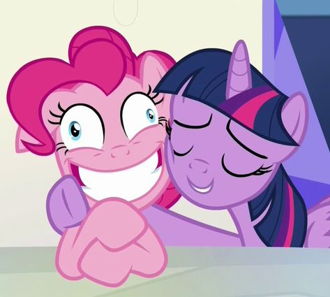 #924891 - alicorn, crazy face, derp, faic, female, hug, mare, party pooped, pinkie pie, pony, safe, screencap, twilight sparkle, twilight sparkle (alicorn), wide eyes - Derpibooru - My Little Pony: Friendship is Magic Imageboard Pinkie Pie And Twilight Sparkle, Mlp Screenshots, Twilight Pony, Mlp Screencaps, Crazy Face, Mlp Ships, My Little Pony Rarity, Twilight Sparkle Alicorn, Y2k Hello Kitty