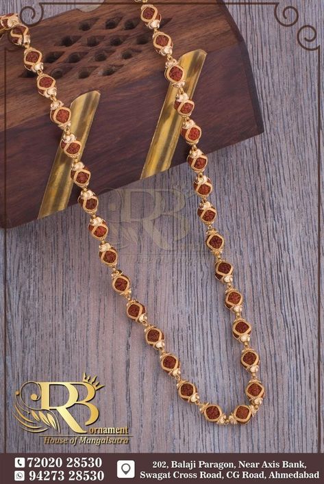 Gold Chain With Rudraksha, Rudrax Mala In Gold For Men, Rudraksha Chain For Men, Rudrax Mala In Gold, Rudraksha Mala Gold For Men, Karungali Bracelet, Rudraksha Jewelry For Men, Rudraksh Mala, Mens Ruby Ring