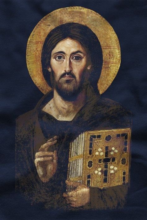 Christ Pantocrator, Orthodox Christian Icons, Jesus Christ Artwork, Religious Pictures, Jesus Christ Art, Catholic Images, Jesus Painting, Christian Symbols, Byzantine Art