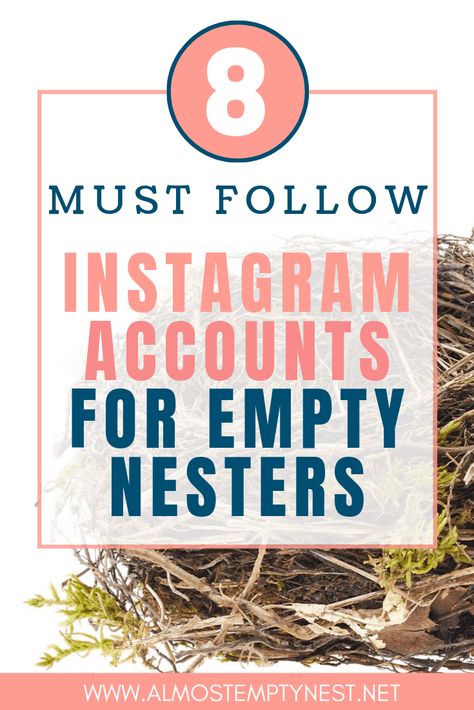 Empty Nest instagram accounts for empty nesters for fun, advice, encouragement, and ideas on care packages, parenting adult children, fashion, and more #almostemptynest #emptynest Empty Nesters Ideas, Best Christian Books, Empty Nest Mom, Nest Ideas, Empty Nest Syndrome, Parenting Adult Children, Positive Books, Empty Nesters, College Tips