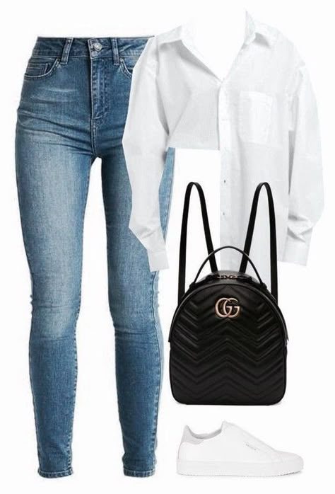 Polyvore Outfits Casual, Casual Chic Outfits, Axel Arigato, Womens Fashion Edgy, Casual Chic Outfit, Looks Chic, Kpop Fashion Outfits, Teenage Fashion Outfits, Swag Outfits