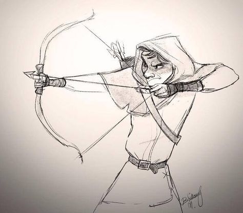 Robin Hood Character Design Disney, Character Design Cartoon, Bel Art, Bow And Arrow, Concept Art Character, Robin Hood, Character Design References, A Drawing, Design Reference