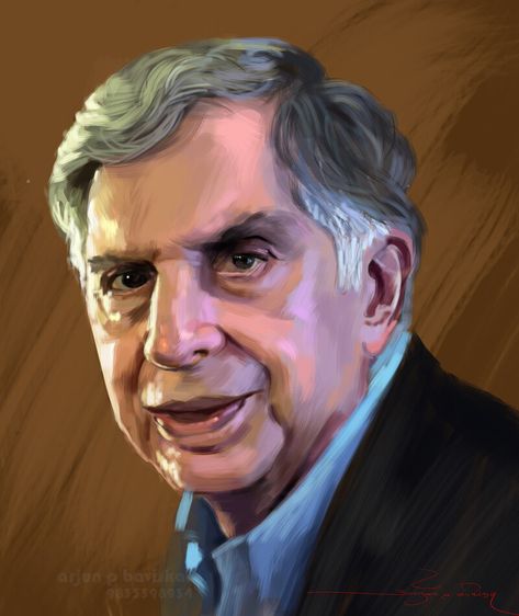 Ratan Tata Portrait, Ratan Tata Painting, Tata Ratan, Tata Family, Full Hd Wallpaper Android, Psd Website, Ratan Tata, Hd Wallpaper Android, Back Hand Mehndi Designs