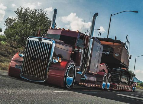 American Truck Simulator, Gaming Screenshots, Big Rig Trucks, Big Rig, Gaming, Trucks, Vehicles, On Instagram, Quick Saves