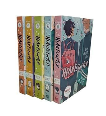 Heartstopper 5 Book Set Collection Heartstopper Yearbook, Heartstopper Series, Novel Harry Potter, Popular Kids Books, Robert T Kiyosaki, Bernard Cornwell, Michael Morpurgo, Jeff Kinney, Alice Oseman