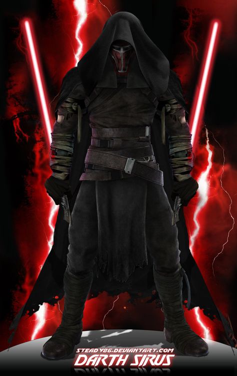 Darth Sirus in sith traditional mask - its the mask all the sith members were wearing in the new SWTOR trailer Sith Outfit, Star Wars Sith Lords, Dark Maul, Ronin Samurai, Star Wars Villains, Sith Empire, Star Wars Sith, Jedi Sith, Dark Side Star Wars