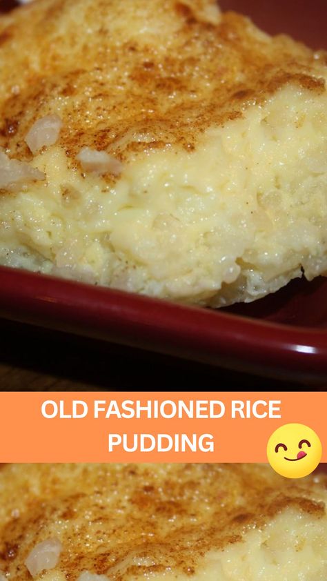 Old-fashioned rice pudding is a timeless dessert that evokes memories of cozy evenings and family gatherings. This simple yet delicious dish has been enjoyed for generations, cherished for its creamy texture and comforting flavors. In this article, we'll explore how to make old-fashioned rice pudding and why it's a beloved dessert for many. Rice Pudding With Jasmine Rice, Best Rice Pudding Recipe, Rice Pudding Recipe Easy, Homemade Rice Pudding, Rice Puddings, Easy Pudding, Old Fashioned Rice Pudding, Baked Rice Pudding, Easy Pudding Recipes