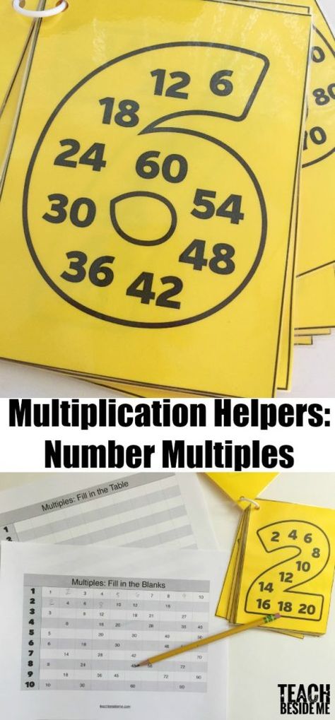 Number Multiples: Multiplication Helpers Multiplication Flashcards, Math Made Easy, Multiplication Strategies, Counting Practice, Math Tutoring, Learning Multiplication, Multiplication Tables, Math Riddles, Math Multiplication