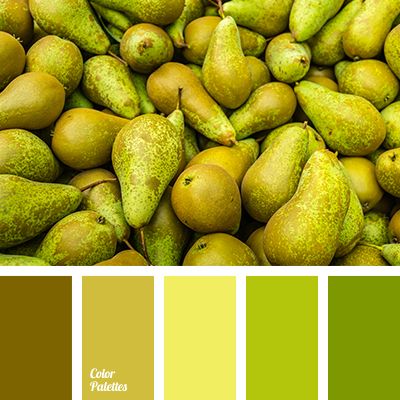 bright lime, bright yellow, brown color, brown-yellow, color matching, dark green, green pear color, house color schemes, light green, pear color, shades of brown, shades of green, shades of yellow. Yellow Wall Color, In Color Balance, Color Palette Ideas, Wall Living Room, Warm Palette, Palette Ideas, House Color Schemes, Green Colour Palette, Design Seeds