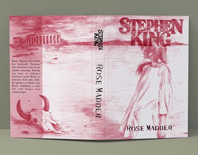 Rose Madder, Direction Illustration, Affinity Designer, Stephen King, Illustration Drawing, Book Cover Design, Freelancing Jobs, Art Direction, Cover Design