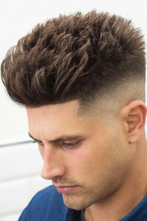 Matte Spikes #shortsideslongtop #mensshortsideslongtop ❤ Nothing can beat the ever-popular short sides long top men’s haircut! Not only does it have an approach to anything from straight and wavy to curly and Asian textures but it also gives a unique look to both boys and men. See how you can style the hottest haircut men sport like one, pairing it with an undercut and low, medium or high fade. ❤ #lovehairstyles #haircolor #hairstyles Clean Cut Haircut, Young Mens Hairstyles, Low Fade Haircut, Gents Hair Style, Mens Hairstyles Thick Hair, Men's Haircuts, Faded Hair, Mens Haircuts Fade, Men Haircut Styles