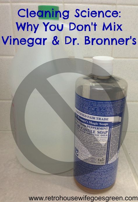 Dr Bronners Dish Soap, Dr Bronners Recipes, Dr Bonners, Vinegar Cleaning Spray, Castile Soap Recipes, Cleaning Naturally, Vinegar Cleaner, Dr Bronners, All Natural Cleaners