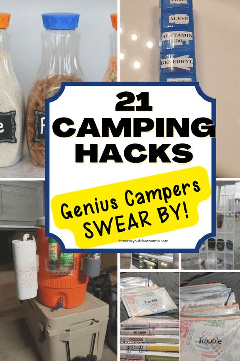 Cheap Rv, Camper Organization, Rv Camping Tips, Camper Hacks, Travel Trailer Camping, Rv Organization, Camper Storage, Camping Organization, Rv Hacks