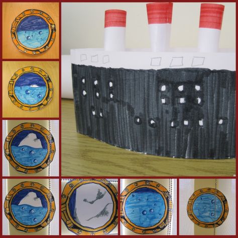 Recycling Ideas For Kids, Titanic Project, Frozen Kingdom, Titanic Party, Titanic Art, Summer Camp Themes, Classroom Transformation, Class Theme, An Open Book