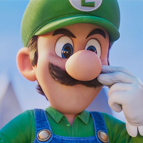 Luigi, voiced by Charlie Day, in the “Super Mario Bros Movie” (2023). Luigi Funny, Green Warrior, Zodiac Couples, Mario Movie, The Super Mario Bros Movie, Super Mario Bros Movie, Peach Mario, Mario Fan Art, Mario Stuff