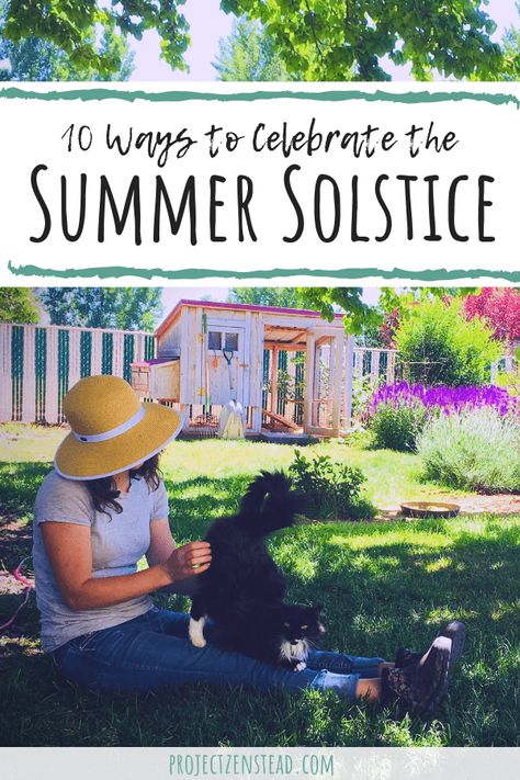 10 Ways to Celebrate the Summer Solstice - Rooted Revival Ways To Celebrate Summer Solstice, How To Celebrate The Summer Solstice, Summer Solstice Activities, Litha Ideas, Summer Solstice Aesthetic, Seasonal Witch, Solstice Activities, Midsummer Solstice, Herb Journal