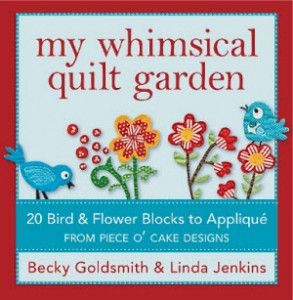 Free pattern: Bird and flower applique block · Quilting | CraftGossip.com Tulip Quilts, Table Topper Patterns, Craft Books, Flower Quilts, Quilt Magazine, Garden Quilt, Embroidery Book, Sewing Book, Applique Pattern