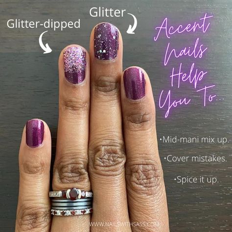 Color Street Birthday Nails, Birthday Manicure, Glitter French Manicure, Nail Art Set, Glitter Dipped, Street Nails, Clear Nails, Birthday Nails, Autumn Nails