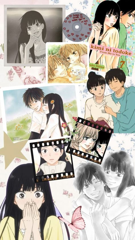 From Me To You Kimi Ni Todoke Wallpaper, Shoujo Anime Wallpaper, Wallpapers Anime Romance, Kimi Ni Todoke Wallpaper Iphone, Romance Anime Wallpaper, Kimini Todoke Wallpaper, Kimi No Todoke Wallpaper, Kimi Ni Todoke Poster, Kimi Ni Todoke Wallpaper