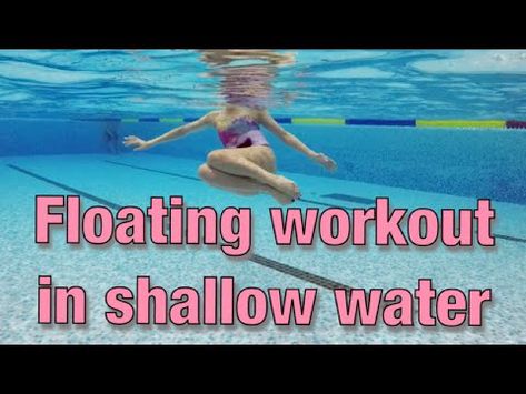 Pool Excercises Workouts, Water Aerobic Exercises, Water Aerobics Workout, Pool Workouts, Swimming Pool Exercises, Pool Exercises, Aqua Aerobics, Exercise Pool, Aquatic Exercises