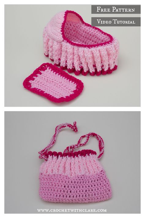 Crochet Doll Bed Purse, Crochet Doll Cradle Purse Pattern Free, Cradle Purse Crochet Pattern, Crochet Doll Carrier Pattern Free, Crochet Doll Basket Free Pattern, Crochet Doll Purse Pattern Free, Crochet Cradle Purse Pattern Free, Crochet Baby Doll Carrier, Crochet Baby Doll Basket