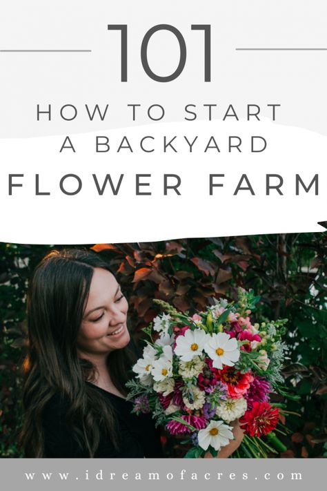 How to Start a Small Flower Farm [Part I]: Business Plan + Site Selection - I Dream of Acres Urban Flower Farm, How To Start A You Pick Flower Farm, How To Start A Greenhouse Business, Start A Flower Farm, Flower Farm Business Plan, Flower Farm Pictures, Small Flower Farm Layout, Flower Farming Business Plan, Micro Flower Farm