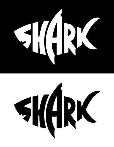 Shark Logo Design Vector Sharks Logo Design, Shark Logo Design Ideas, Shark Logo Design, Sharks Logo, Diving Logo, Text Art Typography, Shark Silhouette, Silhouette Logo, Typographic Logo Design