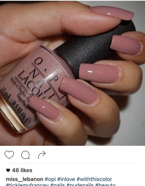 Tan And Pink Nails Acrylic, Meat Color Nails, Coffee Run Nail Color, Mauve Pink Nail Polish, Smokey Rose Nails, Mauve Square Nails, Taupe Pink Nails, Mute Pink Nails, Pinky Brown Nails