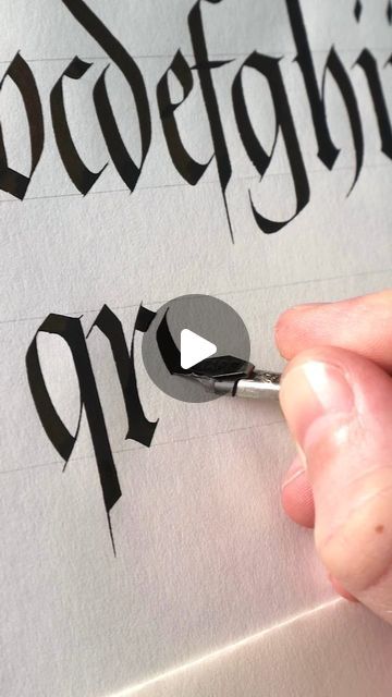 Filip Ciślak on Instagram: "Gerrit Noordzij inspired Fraktur calligraphy, rooted in Burgundian Bastarda. I really like the idea of softened counters and serifs. They are the result of retracted and overlapped strokes rather than building up.

#calligraphy #calligraphymasters #lettering #handcrafted #typography #alphabet" Fraktur Alphabet, Handcrafted Typography, Fraktur Calligraphy, Typography Alphabet, Chest Tattoo, Alphabet, Calligraphy, Typography, Tattoos