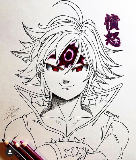 Meliodas Drawing Easy, Meliodas Sketch, Meliodas Drawing, Captain America Wallpaper, Tokyo Ghoul Cosplay, Naruto Sketch Drawing, Amazing Spiderman Movie, Dragon Ball Painting, Naruto Sketch