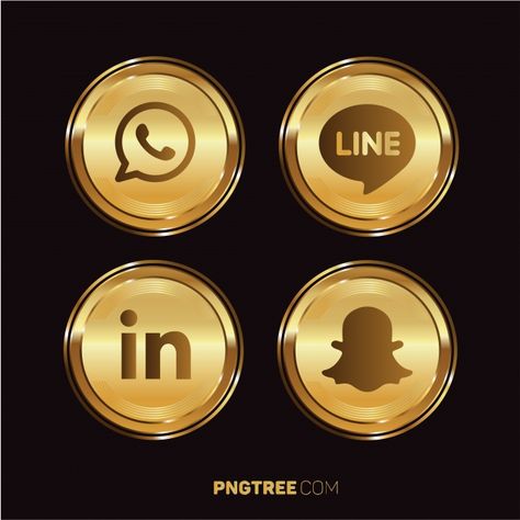 Luxury Social Media, Media Png, Bubble Quotes, Logo Design Free Templates, Logo Facebook, Social Media Buttons, Social Media Pack, Graphic Design Background Templates, Logo Design Free