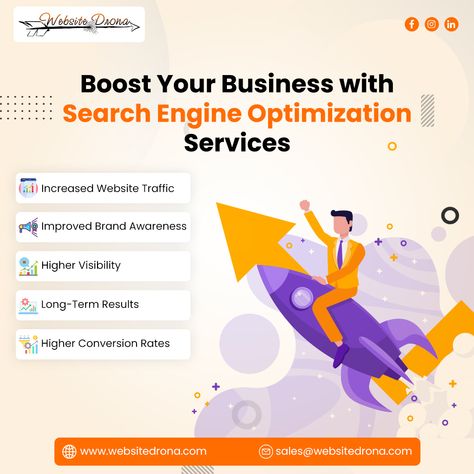 Want to boost the rankings of your website and give your online business wings? Website Drona offers the best and affordable SEO Services in Delhi NCR, we are aware that when it comes to SEO, there are no one-size-fits-all techniques. Seo Packages, Website Optimization, Increase Website Traffic, Seo Agency, Search Engine Marketing, Local Seo, Mobile Marketing, Seo Company, Digital Marketing Company