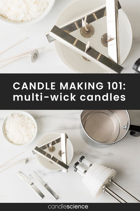 Three Wick Candle, Making Candles, Candle Business, Wick Candle, Tin Candles, Diy Candles, Cool Diy, Candle Containers, Creative Crafts