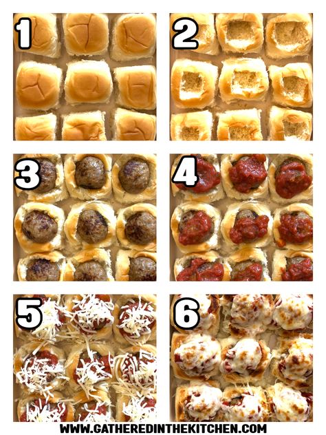 Meatball Subs Recipes, Mini Meatball Sliders, Mini Meatball Subs, Meatballs Marinara, Sweet Meatballs, Homemade Meatballs Recipe, Easy Delicious Appetizers, Food Sandwiches, Meatball Sliders